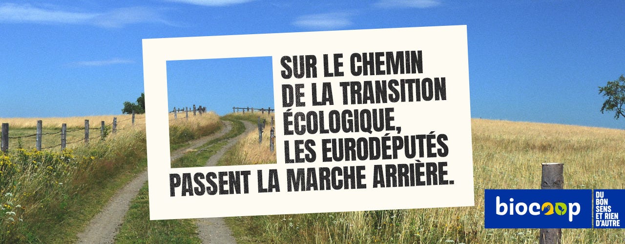 Sur le chemin de la transition écologique, les eurodéputés passent la marche arrière.